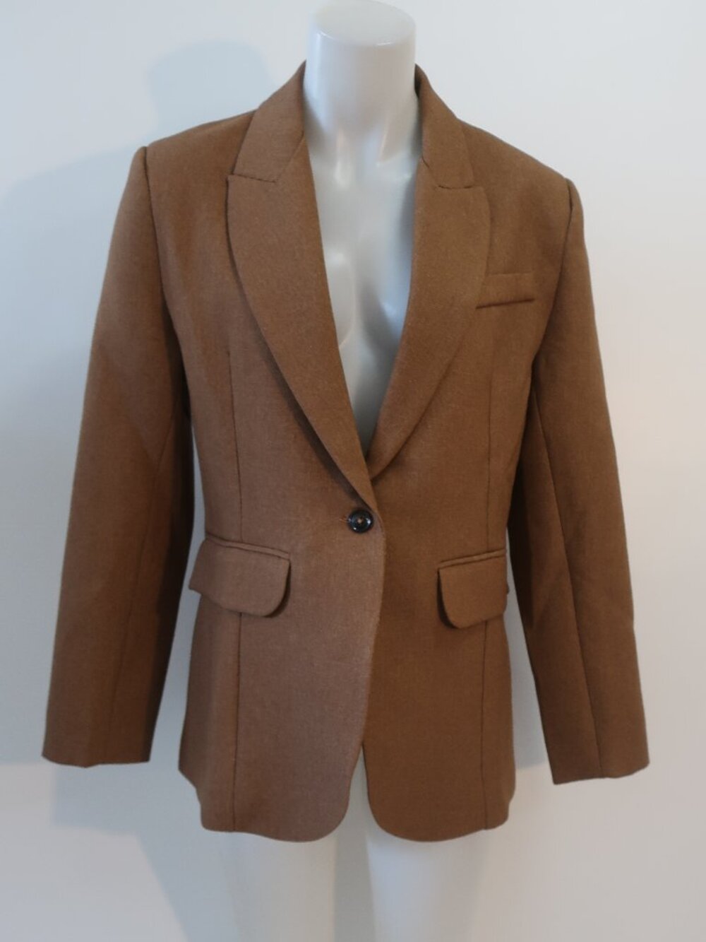 NWT Womens Parentezi Camel Brown (Item-13) Aria Sport Coat Blazer Jacket XS - Picture 7 of 13